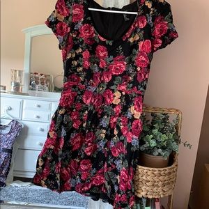 Floral skater dress